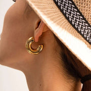 Chic Geometry Hollow Earrings