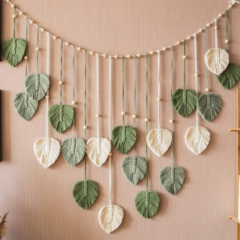 Leaf Macrame Wall Hanging