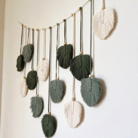 Leaf Macrame Wall Hanging