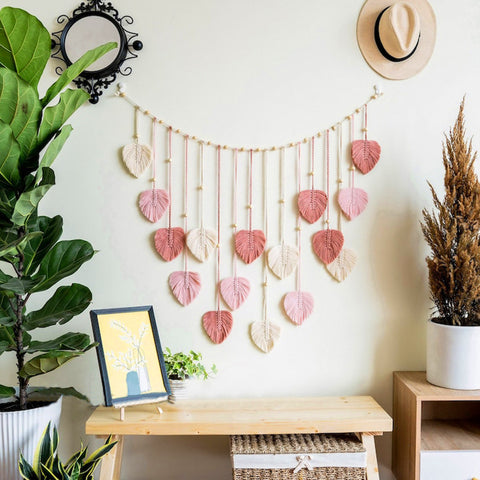 Leaf Macrame Wall Hanging