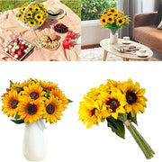 Artificial Sunflower Bouquet (7 Heads)