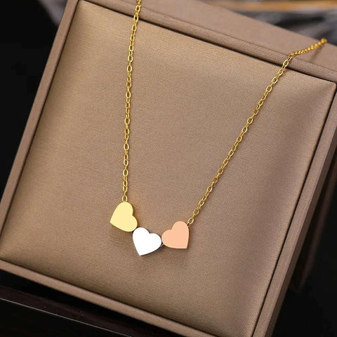 Charm and Elegance: Stainless Steel Sweetheart Necklace