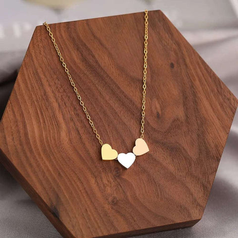 Charm and Elegance: Stainless Steel Sweetheart Necklace