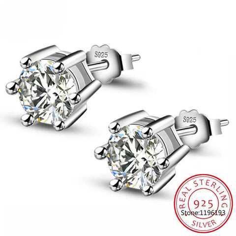 18K Gold Plated Moissanite Studs