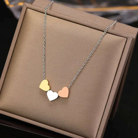 Charm and Elegance: Stainless Steel Sweetheart Necklace