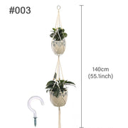 Boho Macrame Plant Hanger - Indoor Outdoor Decor