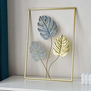 Nordic Ginkgo Leaf Wall Decor - Metal Wall Hanging