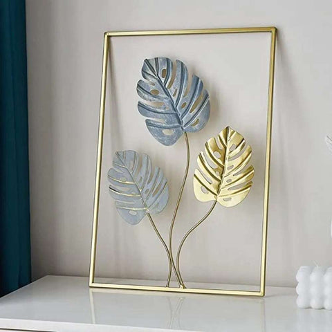 Nordic Ginkgo Leaf Wall Decor - Metal Wall Hanging