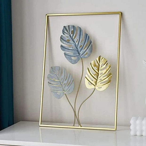 Nordic Ginkgo Leaf Wall Decor - Metal Wall Hanging