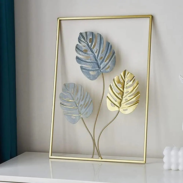 Nordic Ginkgo Leaf Wall Decor - Metal Wall Hanging