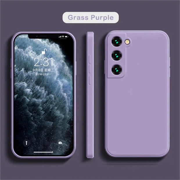 Luxury Grip Samsung Case - Liquid Silicone Protection