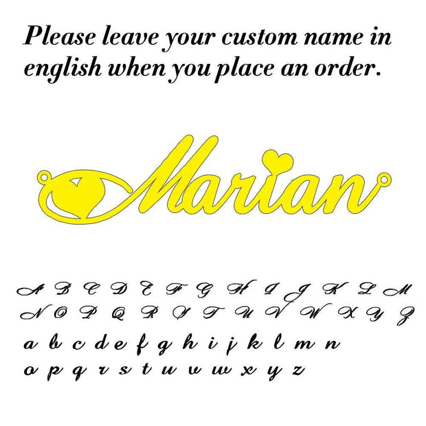 Personalized Name Necklace with Lip Chain - Custom Stainless Steel Jewelry