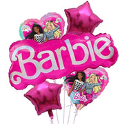 Royal Pink Princess Foil Balloon Set
