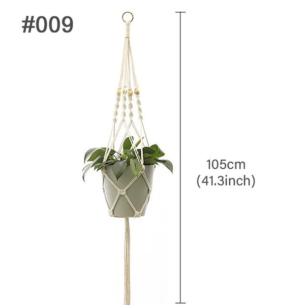 Boho Macrame Plant Hanger - Indoor Outdoor Decor