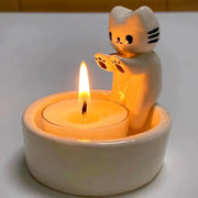 Kitten Candle Holder