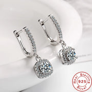 2CT Moissanite Huggie Hoop Earrings