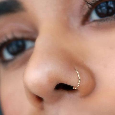 Faux C-Hoop Nose Ring