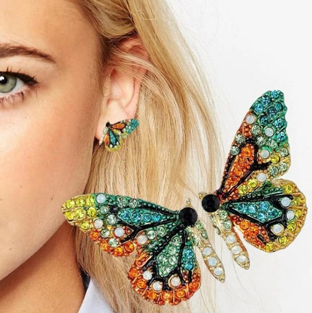 Graceful Butterfly Stud Earrings