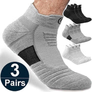 3 Pairs - Anti-slip Football Socks Men