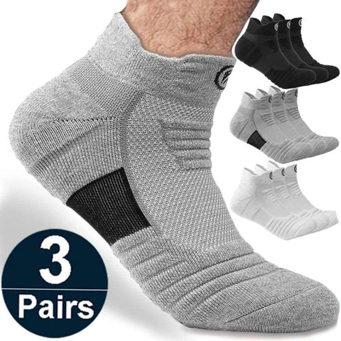 3 Pairs - Anti-slip Football Socks Men