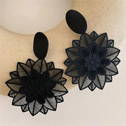 Punk Flower Drop Earrings