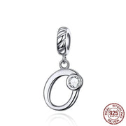 925 Sterling Silver Alphabet Pendant