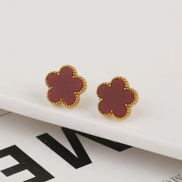 Lucky Clover Stud Earrings: A Touch of Timeless Elegance