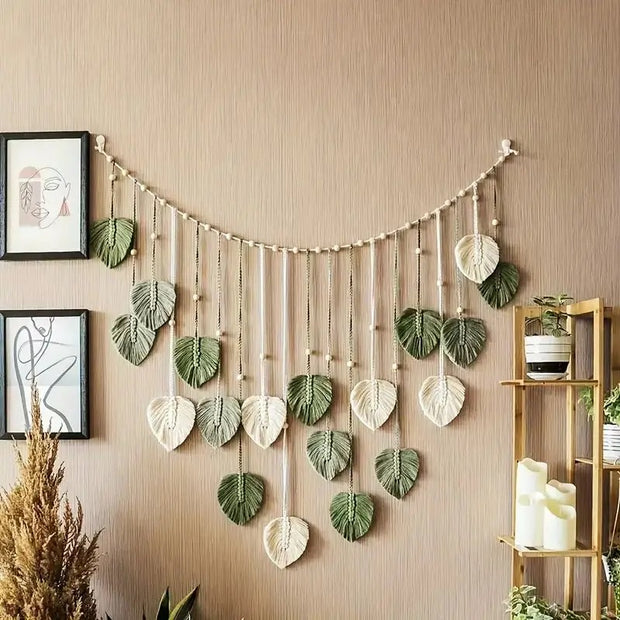 Leaf Macrame Wall Hanging