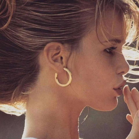Classic Hollow Loop Hoops - Never Fade 316L Steel C-Ring Earrings