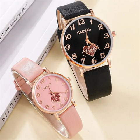 CADVAN Quartz Leather Women Watch