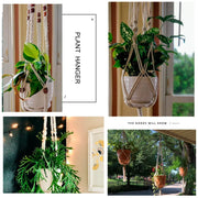 Boho Macrame Plant Hanger - Indoor Outdoor Decor