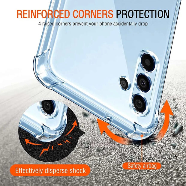 Air-Bag Shockproof Clear Case for Samsung Galaxy A Series
