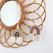 Rainbow Macrame Wall Hanging - Colorful Home Decor