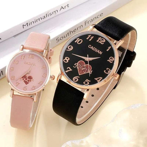 WALLA CADVAN Quartz Leather Women Watch