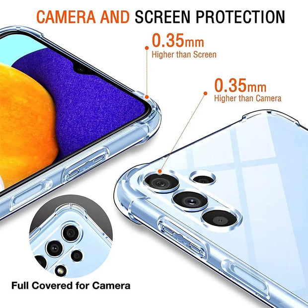 Air-Bag Shockproof Clear Case for Samsung Galaxy A Series