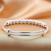 Silver Luxury Beads Bracelet