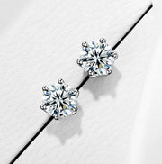 18K Gold Plated Moissanite Studs