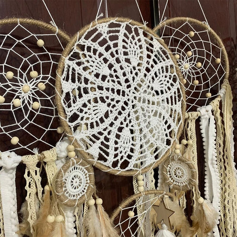 5-Piece Dream Catcher Set - Boho Wall Hanging Decor