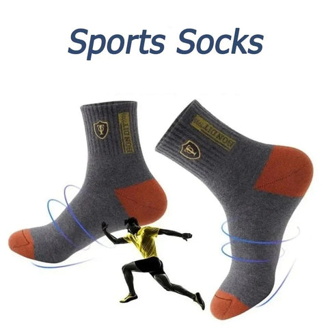 Men's Sweat-Absorbent Socks 5 Pairs