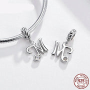 925 Sterling Silver Alphabet Pendant