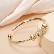 Gold Plated Cuff Bangle