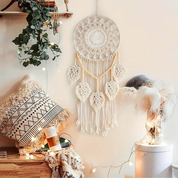 Boho Dream Catcher Wall Hanging - Large Macrame Decor