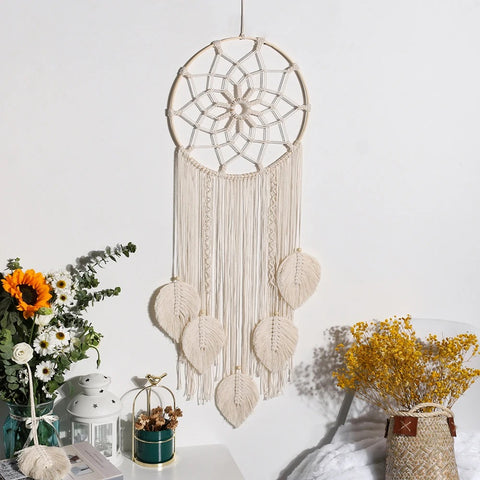 Macrame Dream Catcher Wall Hanging