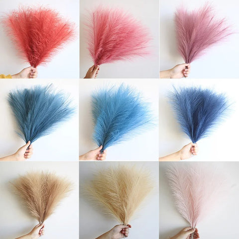 Silk Pampas Grass Bouquet (30 pcs)