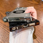 Transparent Magsafe Case Samsung S24 Ultra S23 FE S22 Plus - Magnetic Shockproof