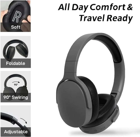 Bluetooth Headphones - Over-Ear Wireless Headset