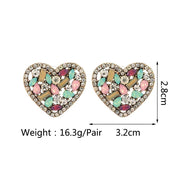 WALLA Dinicessa Heart Crystal Earrings