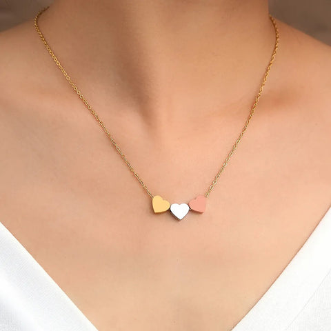 Stainless Steel Sweetheart Necklace