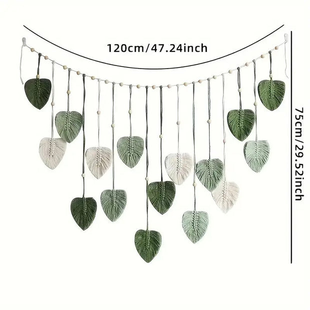 Leaf Macrame Wall Hanging