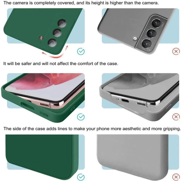 Luxury Grip Samsung Case - Liquid Silicone Protection